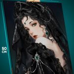 Картина на стену Девушка Портрет готическая 40x50