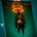 Картина на стену Человек Арт сюрреализм 40x50