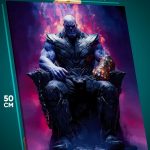 Картина на стену Marvel Танос 40x50