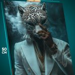 Картина на стену Человек Арт стиль и роскошь 40x50