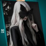 Картина на стену Девушка Арт сюрреализм 40x50