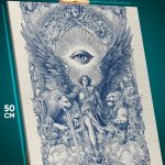 Картина на стену Религия ангел Всевидящее око 40x50