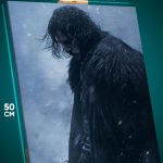 Картина на стену Игра престолов Джон Сноу 40x50