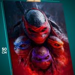Картина на стену Мультфильмы Черепашки-ниндзя 40x50
