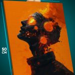 Картина на стену Человек Арт сюрреализм 40x50