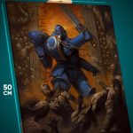 Картина на стену Warhammer Игра 40x50