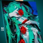 Картина на стену Vocaloid Мику Хатсуне 40x50