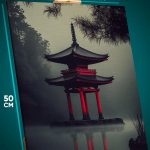 Картина на стену Пейзаж Япония храм на воде 40x50
