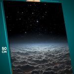 Картина на стену Космос облака звезды 40x50