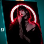 Картина на стену Девушка Арт стильная 40x50