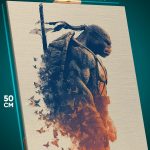 Картина на стену Мультфильмы Черепашки-ниндзя 40x50
