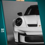 Картина на стену Авто Porshe Порше 40x50