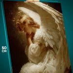 Картина на стену Религия девушка ангел 40x50