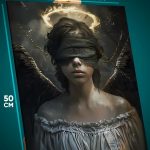 Картина на стену Религия падший ангел 40x50