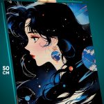Картина на стену Сейлор Мун Аниме девушка арт 40x50