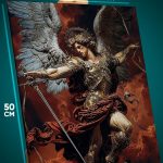 Картина на стену Религия ангел архангел 40x50