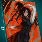Картина на стену Человек-бензопила Аниме Йор 40x50