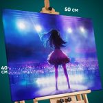 Картина на стену Звездное дитя Аниме Ай Хошино 40x50