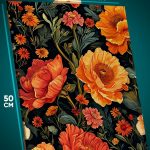 Картина на стену Цветы поле 40x50