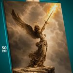 Картина на стену Религия ангел архангел 40x50