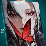 Картина на стену Геншин Импакт Игра Арлекино 40x50