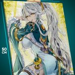 Картина на стену Геншин Импакт Игра Цзы Бай 40x50