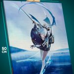 Картина на стену Геншин Импакт Игра Аяка 40x50
