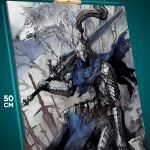 Картина на стену Dark Souls Игра рыцарь Арториас 40x50