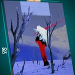 Картина на стену Девушка Арт сюрреализм 40x50