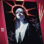 Картина по номерам Девушка Арт грешная монашка 40x50