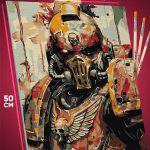 Картина по номерам Warhammer Игра 40x50