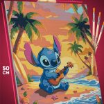 Картина по номерам Мультфильмы Дисней Лито и Стич 40x50