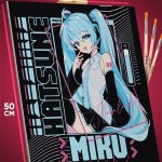 Картина по номерам Vocaloid Мику Хатсуне 40x50