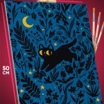Картина по номерам Котики абстракция 40x50