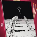 Картина по номерам Человек-бензопила Аниме 40x50