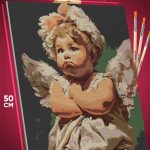 Картина по номерам Религия ангелочек 40x50