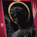 Картина по номерам Статуя ангел 40x50