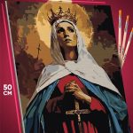 Картина по номерам Религия Дева Мария 40x50