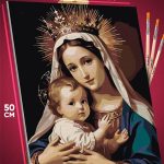 Картина по номерам Религия Дева Мария 40x50
