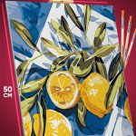 Картина по номерам Еда лимоны 40x50