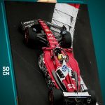 Картина на стену Авто болид формула 1 трасса гонки 40x50
