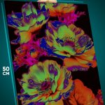 Картина на стену Абстракция цветы 40x50