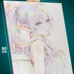 Картина на стену Фрирен Аниме эльфийка 40x50