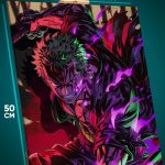 Картина на стену Ван-Пис Аниме Зоро Ророноа 40x50