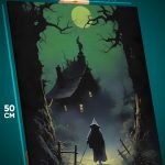 Картина на стену Темная фэнтези ведьма 40x50