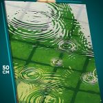 Картина на стену Абстракция волны на воде 40x50