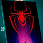 Картина на стену Marvel Человек-паук: Через вселенные Майлз 40x50
