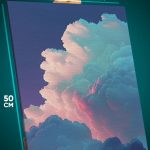 Картина на стену Абстракция небо облака 40x50