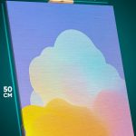 Картина на стену Абстракция облака небо 40x50