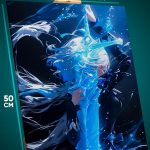 Картина на стену Геншин Импакт Игра Фурина 40x50